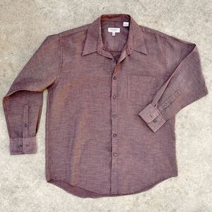 Yves Saint Laurent YSL Button Up 17 32-33 Vintage